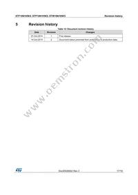STF10N105K5 Datasheet Page 17