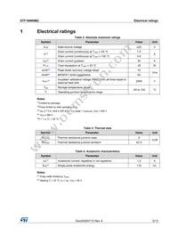 STF10N60M2 Datasheet Page 3