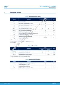 STF11N50M2 Datasheet Page 2