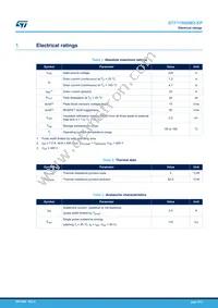 STF11N60M2-EP Datasheet Page 2