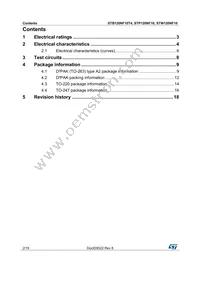 STF120NF10 Datasheet Page 2