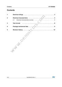 STF18N60M2 Datasheet Page 2