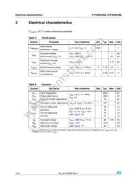 STF20NK50Z Datasheet Page 4