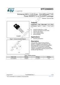 STF23N80K5 Datasheet Cover