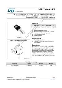 STF27N60M2-EP Datasheet Cover