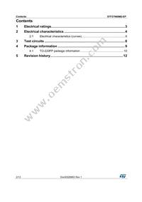 STF27N60M2-EP Datasheet Page 2