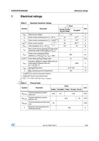 STF30N65M5 Datasheet Page 3