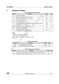 STF3LN80K5 Datasheet Page 3