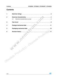 STF40N20 Datasheet Page 2