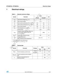 STF40NF03L Datasheet Page 3