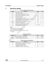 STF4LN80K5 Datasheet Page 3