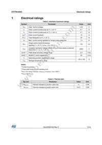 STF7N105K5 Datasheet Page 3