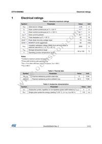 STFH18N60M2 Datasheet Page 3