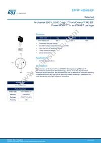 STFI11N60M2-EP Datasheet Cover