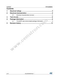 STFU23N80K5 Datasheet Page 2