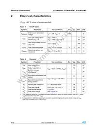 STFW1N105K3 Datasheet Page 4