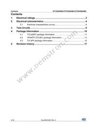 STFW20N65M5 Datasheet Page 2