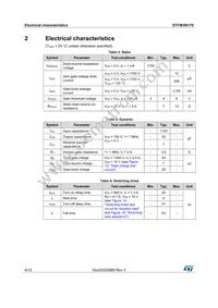 STFW3N170 Datasheet Page 4