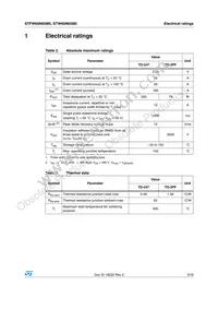 STFW60N65M5 Datasheet Page 3