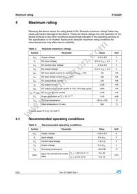 STG3220QTR Datasheet Page 6