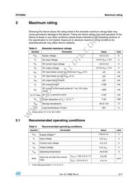 STG3692QTR Datasheet Page 5