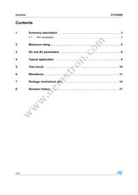 STG3699BVTR Datasheet Page 2