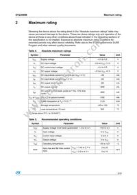 STG3699BVTR Datasheet Page 5