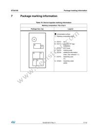 STG4160BJR Datasheet Page 17