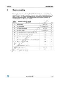 STG5223QTR Datasheet Page 5