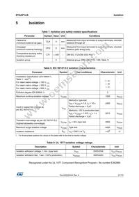 STGAP1ASTR Datasheet Page 21