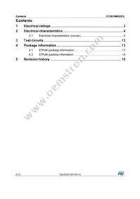 STGB10M65DF2 Datasheet Page 2