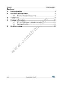 STGB10NB40LZT4 Datasheet Page 2