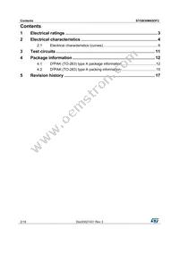 STGB30M65DF2 Datasheet Page 2