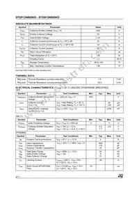 STGF12NB60KD Datasheet Page 2