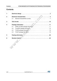 STGF19NC60HD Datasheet Page 2