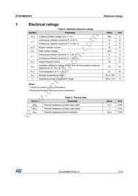 STGF4M65DF2 Datasheet Page 3