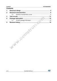 STGFW20V60DF Datasheet Page 2