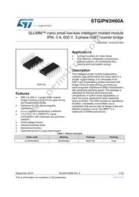 STGIPN3H60A Datasheet Cover