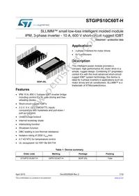 STGIPS10C60T-H Datasheet Cover