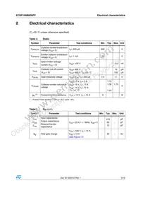 STGP10NB60SFP Datasheet Page 3
