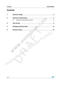 STGP10NC60H Datasheet Page 2