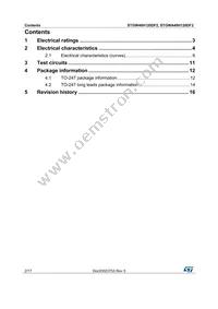 STGWA40H120DF2 Datasheet Page 2