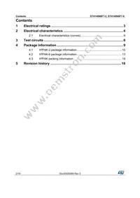 STH140N6F7-2 Datasheet Page 2