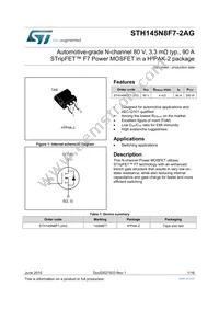 STH145N8F7-2AG Datasheet Cover