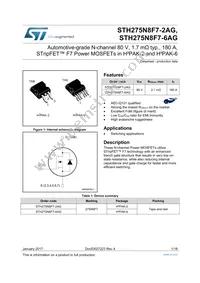 STH275N8F7-2AG Datasheet Cover