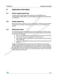 STHDLS101QTR Datasheet Page 19