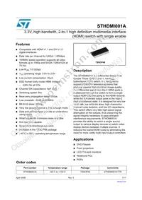 STHDMI001ATTR Datasheet Cover