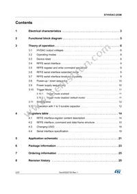 STHVDAC-253MF3 Datasheet Page 2