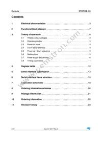 STHVDAC-303F6 Datasheet Page 2