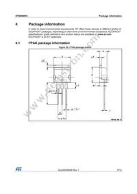 STI6N90K5 Datasheet Page 9